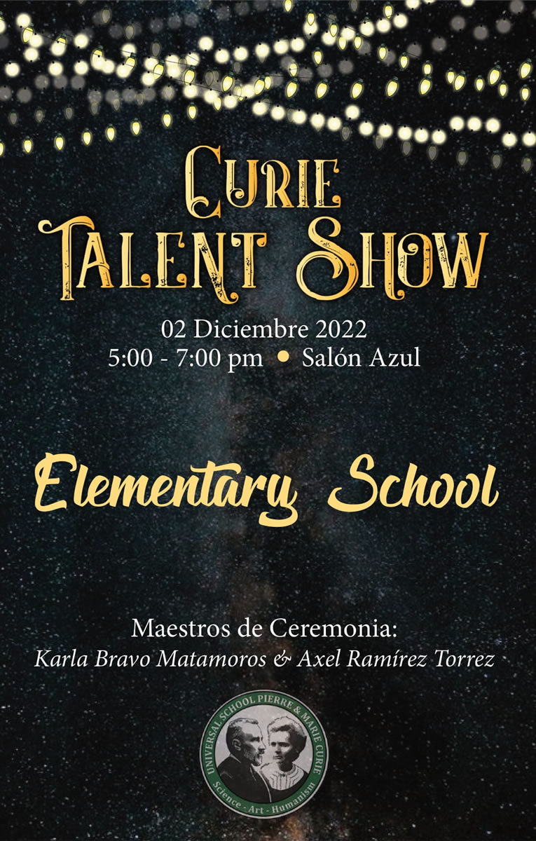 Curie Talent Show Elementary School 2022 Universal School Pierre and